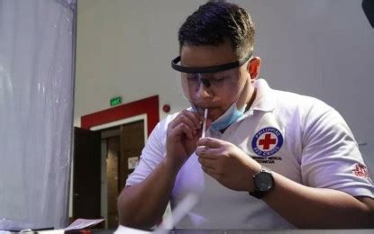 red cross swab test|PH Red Cross hits 1M saliva RT.